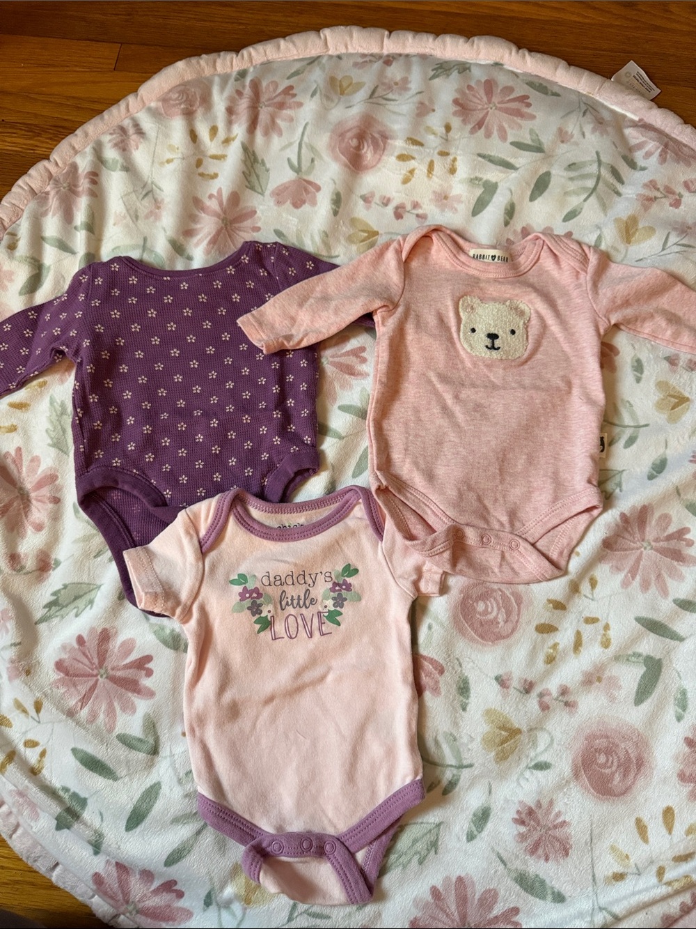 Baby Girls' Mixed Pink & Purple One-Piece Bodysuit Set